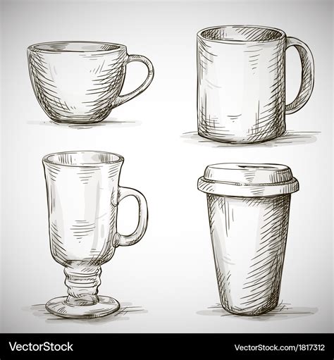 coffee mug drawing